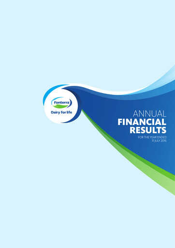 Thumbnail Fonterra Financial Statement 2016