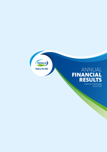 Thumbnail Fonterra Financial Statement 2017