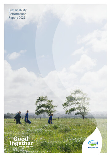 Miniature Fonterra Rapport de durabilité 2021