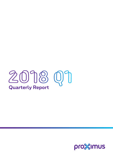 Thumbnail Proximus Quarterly Report 2018-q1