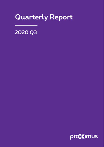 Thumbnail Proximus Quarterly Report 2020-q3