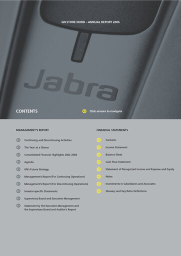 Thumbnail GN Store Nord
 Annual Report 2006