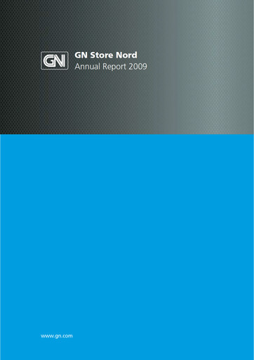 Thumbnail GN Store Nord
 Annual Report 2009