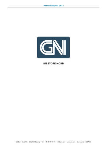 Thumbnail GN Store Nord
 Annual Report 2011