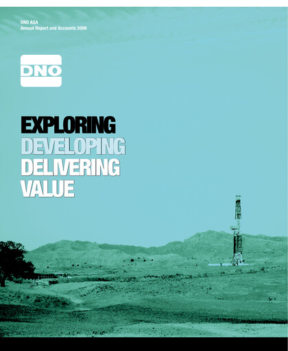 Thumbnail DNO ASA Annual Report 2006