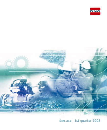 Thumbnail DNO ASA Quarterly Report 2003-q1
