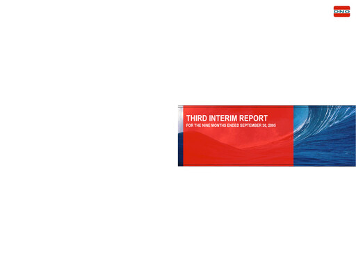 Thumbnail DNO ASA Quarterly Report 2005-q3