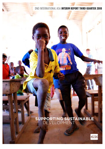 Thumbnail DNO ASA Quarterly Report 2008-q3