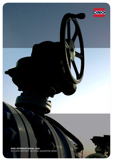 Thumbnail DNO ASA Quarterly Report 2009-q2