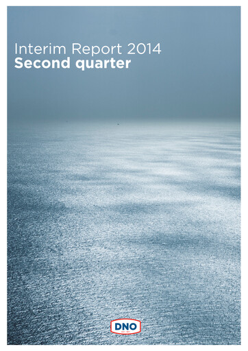 Thumbnail DNO ASA Quarterly Report 2014-q2