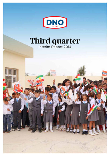 Thumbnail DNO ASA Quarterly Report 2014-q3