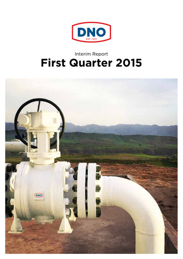 Thumbnail DNO ASA Quarterly Report 2015-q1