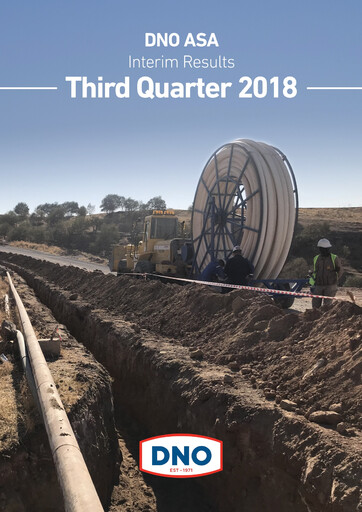 Thumbnail DNO ASA Quarterly Report 2018-q3