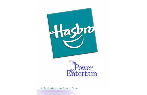 Miniature Hasbro Rapport annuel 1998
