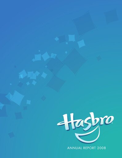 Miniature Hasbro Rapport annuel 2008