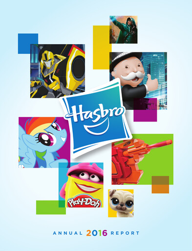 Miniature Hasbro Rapport annuel 2016