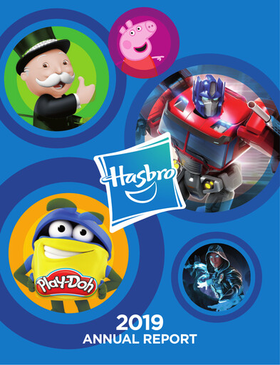 Miniature Hasbro Rapport annuel 2019
