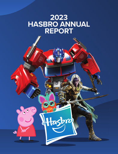 Miniature Hasbro Rapport annuel 2023