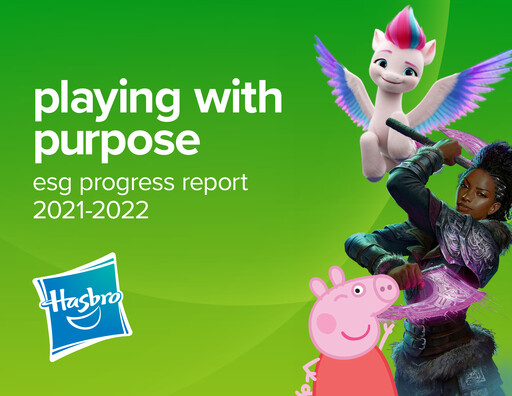 Miniature Hasbro Rapport ESG 2021-2022