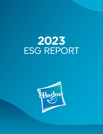 Miniature Hasbro Rapport ESG 2023
