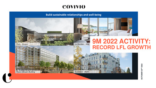 Miniature Covivio
 Rapport trimestriel 2022-q3
