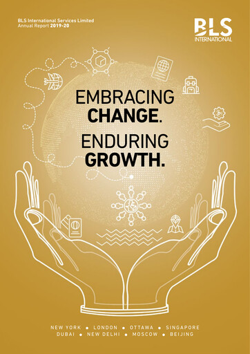 Thumbnail BLS International
 Annual Report 2019-2020