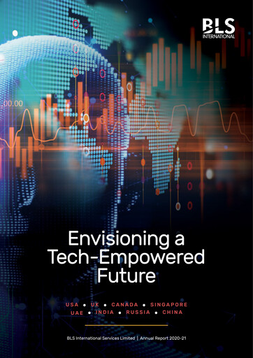 Thumbnail BLS International
 Annual Report 2020-2021