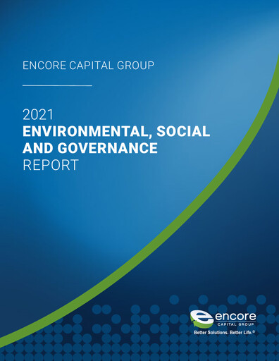 Vorschaubild Encore Capital Group ESG-Bericht 2021