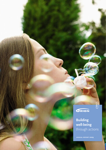 Vorschaubild Orion Corporation Jahresbericht 2009