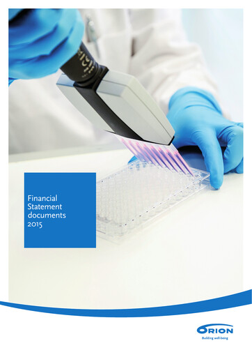 Thumbnail Orion Corporation Financial Statement 2015