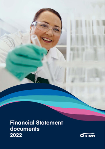 Thumbnail Orion Corporation Financial Statement 2022