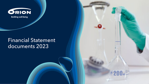 Thumbnail Orion Corporation Financial Statement 2023