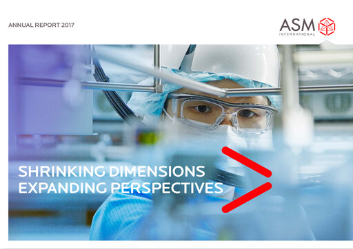 Thumbnail ASM International
 Annual Report 2017