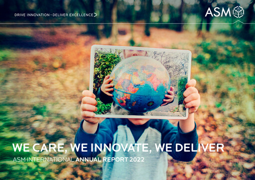 Thumbnail ASM International
 Annual Report 2022