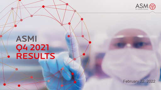 Thumbnail ASM International
 Financial Statement 2021