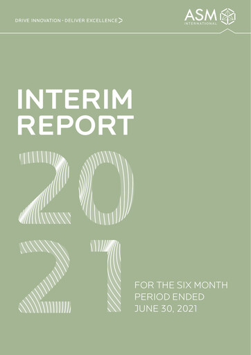 Thumbnail ASM International
 Half-year Report 2021-h1