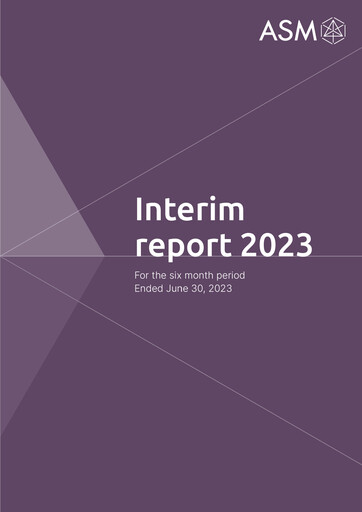 Thumbnail ASM International
 Half-year Report 2023-h1