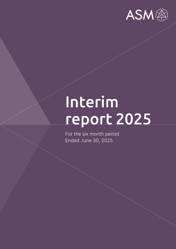 Thumbnail ASM International
 Half-year Report 2025-h1