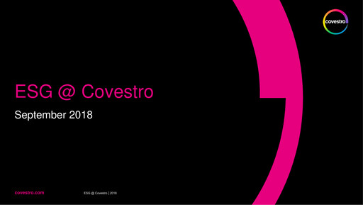 Vorschaubild Covestro ESG-Bericht 2018
