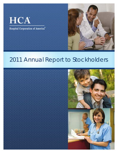 Thumbnail HCA Healthcare Annual Report 2011