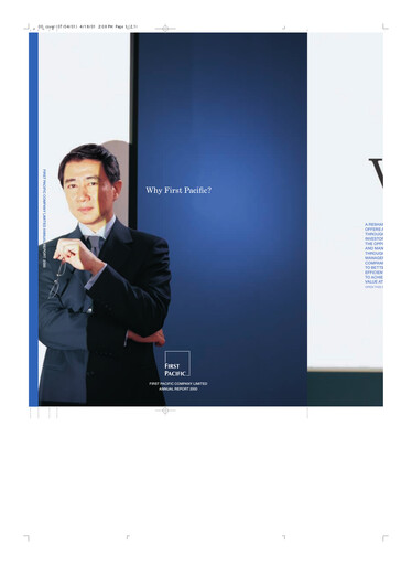 Thumbnail First Pacific Company  Annual Report 2000