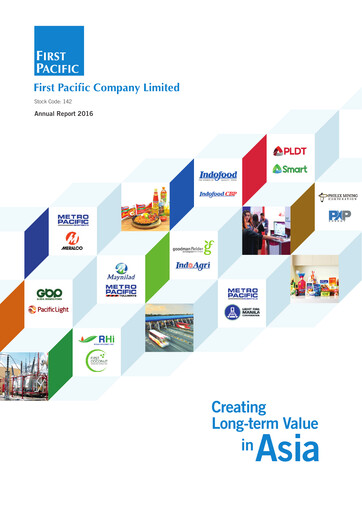 Thumbnail First Pacific Company  Annual Report 2016