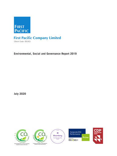 Thumbnail First Pacific Company  ESG Report 2019