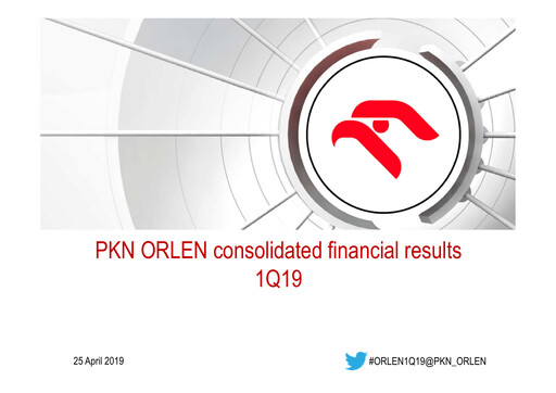 Thumbnail PKN Orlen
 Quarterly Report 2019-q1