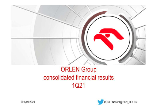 Thumbnail PKN Orlen
 Quarterly Report 2021-q1