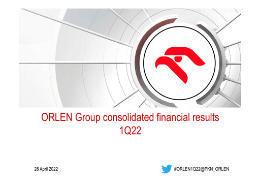 Thumbnail PKN Orlen
 Quarterly Report 2022-q1
