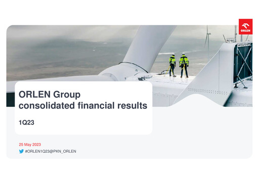 Thumbnail PKN Orlen
 Quarterly Report 2023-q1