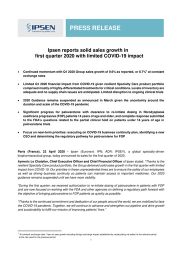 Thumbnail Ipsen Quarterly Report 2020-q1