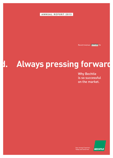 Thumbnail Bechtle Annual Report 2013
