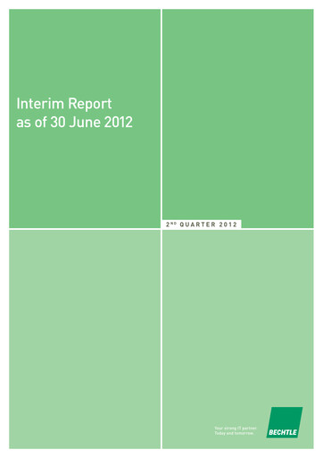 Thumbnail Bechtle Half-year Report 2012-h1